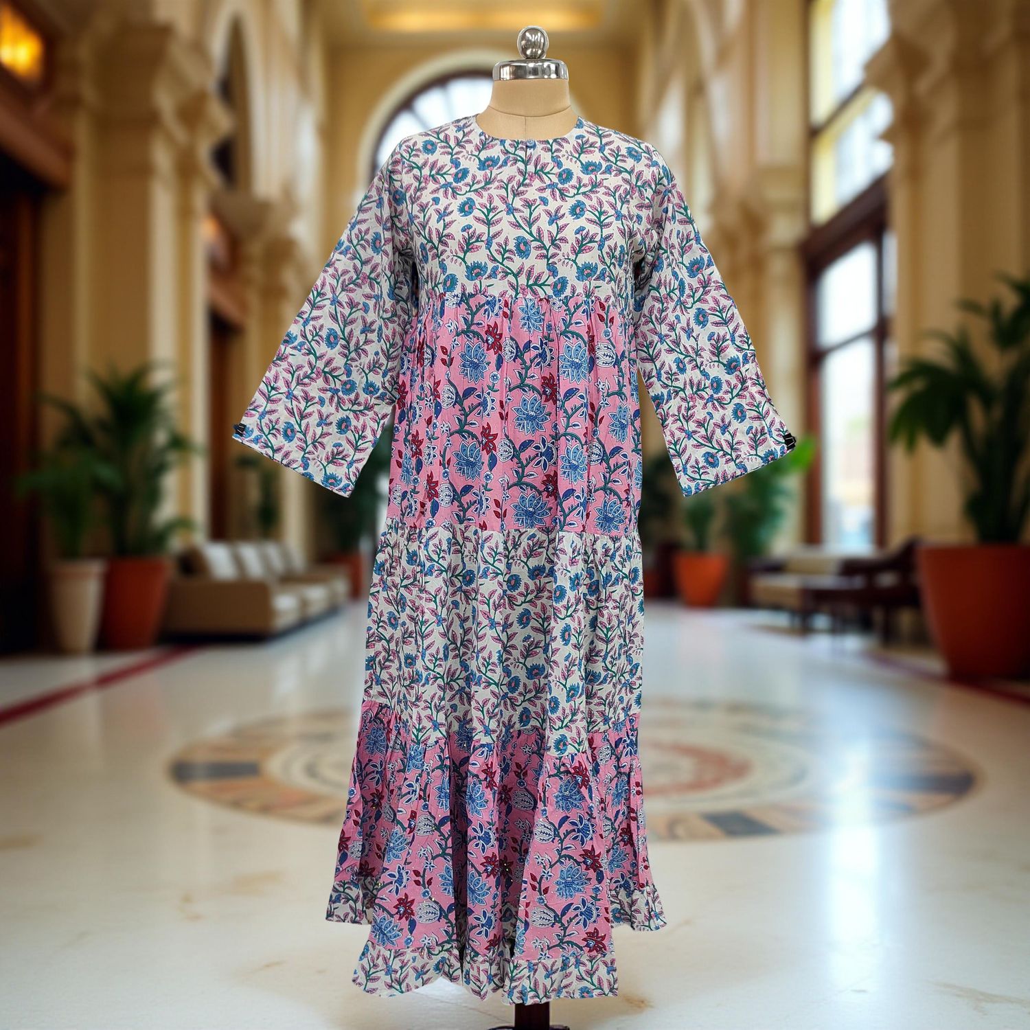 Cotton Jalabiya Dress Layla Crystal 10