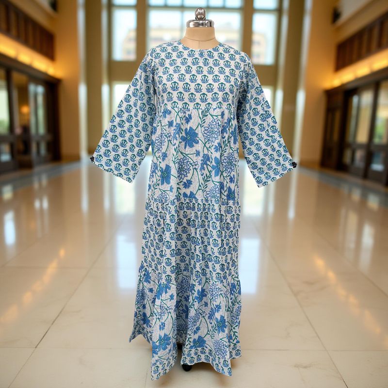 Cotton Jalabiya Dress Layla Crystal 05