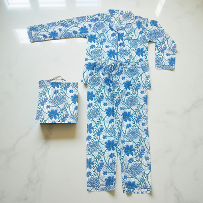 Cotton Long Sleeves Pajama Set 08