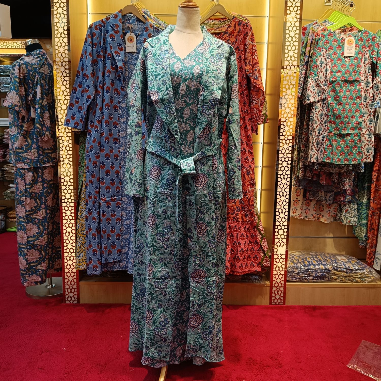 Free size Cotton Abaya length 57”