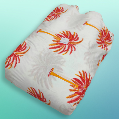4 Meter Cotton Hand Printed Fabric