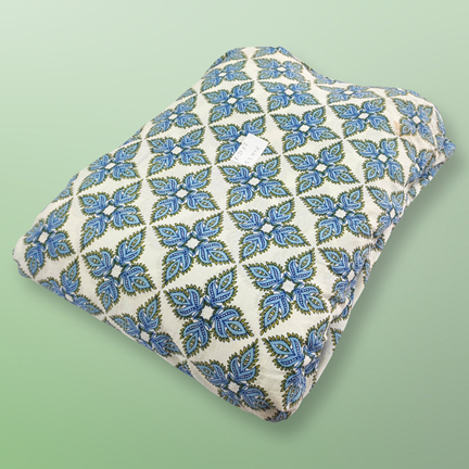 4 Meter Cotton Hand Printed Fabric