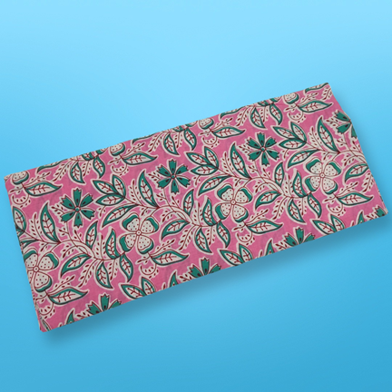 4 Meter Cotton Hand Printed Fabric