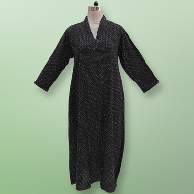 12-13 Year Teena Crystal Cotton Dress 49&quot; Long Jalabiya