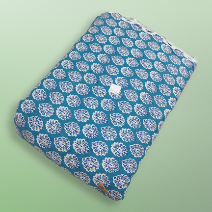 4 Meter Cotton Hand Printed Fabric