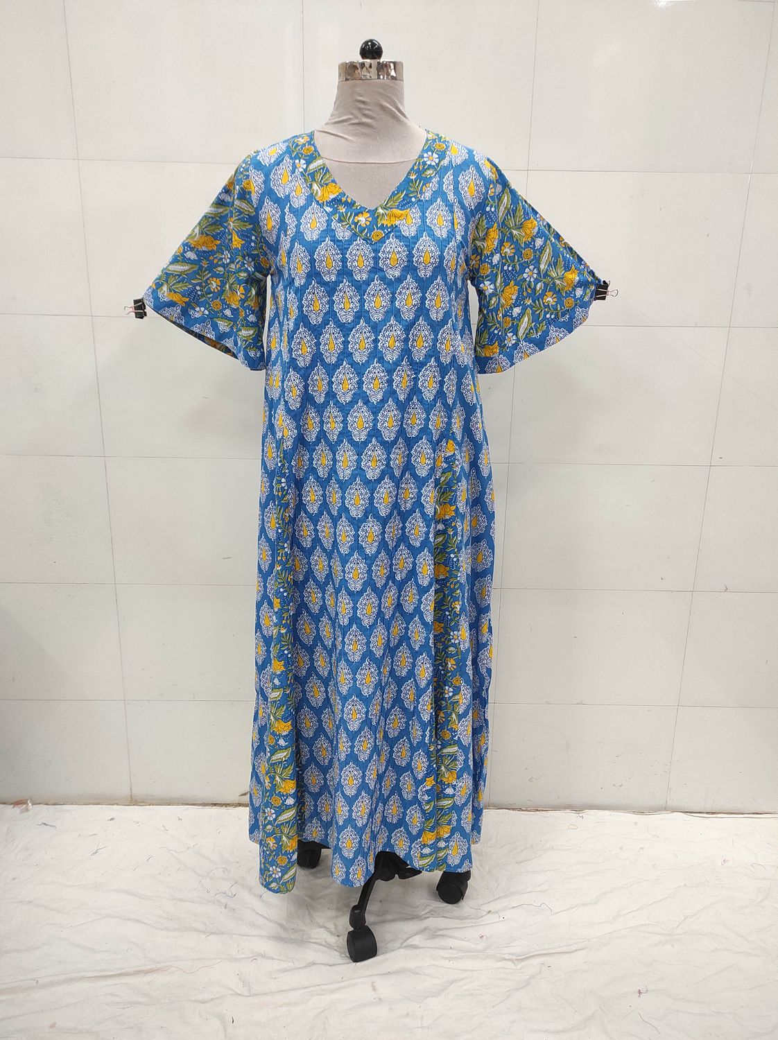 XS/S Marya Cotton Dress 54&quot; Long Jalabiya