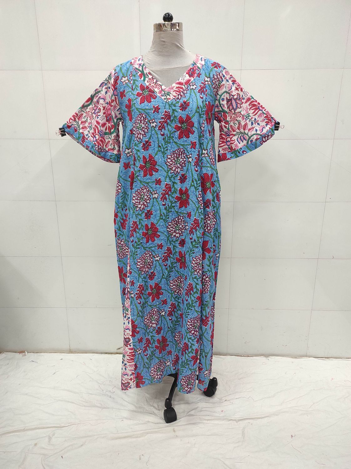 XS/S Marya Cotton Dress 54&quot; Long Jalabiya