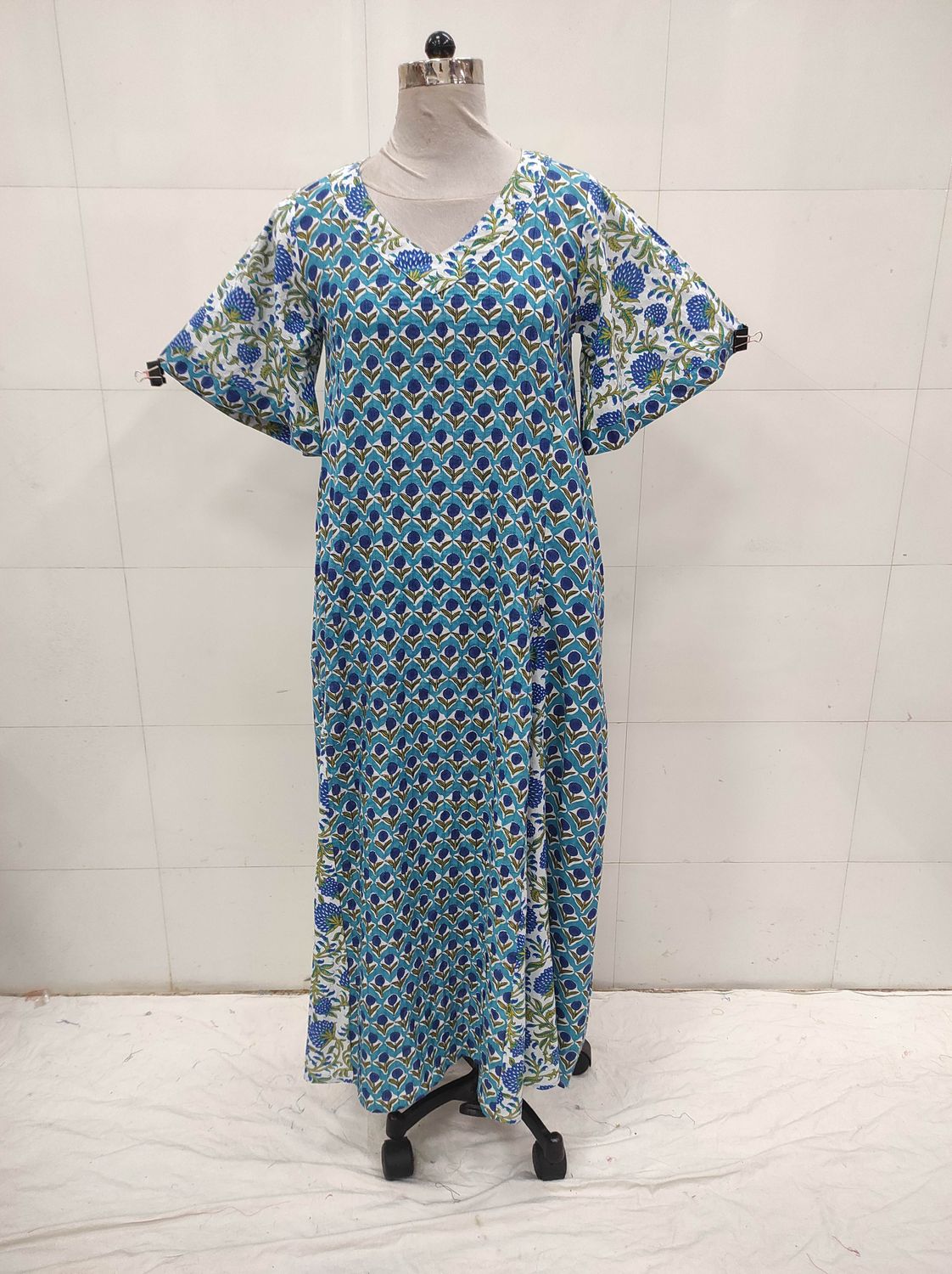 XS/S Marya Cotton Dress 54&quot; Long Jalabiya