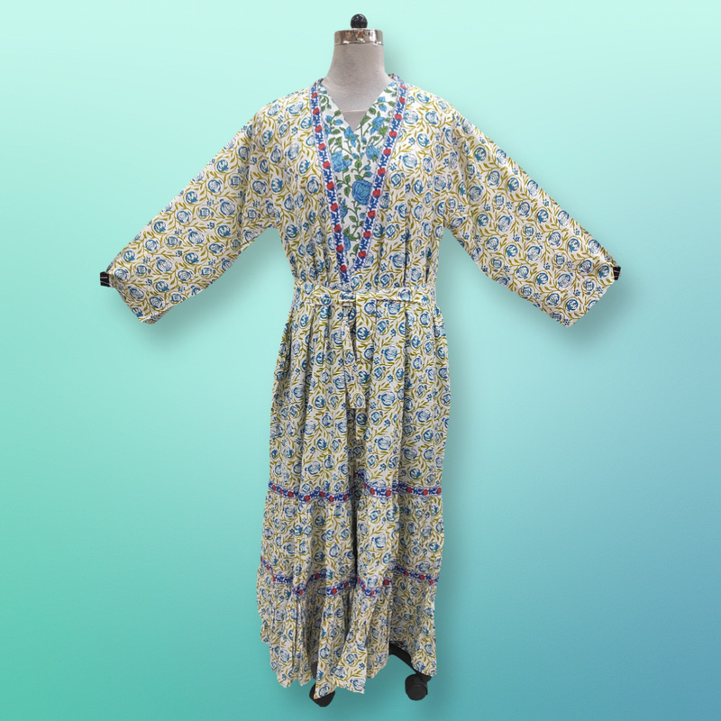 2XL/3XL Cotton Abaya &amp;  Inner Set length 57” Long