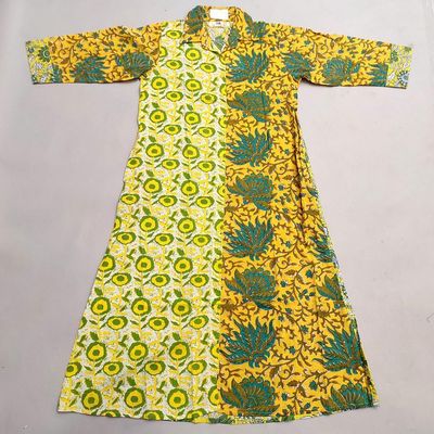 8-9 Year Singapore Cotton Girls Dress 42&quot; Long Jalabiya