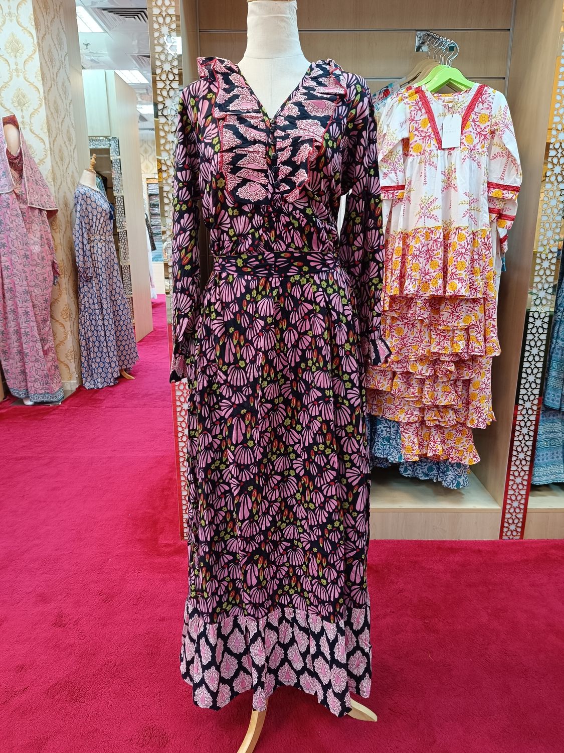 S/M Mahum Cotton Dress 57&quot; Long Jalabiya