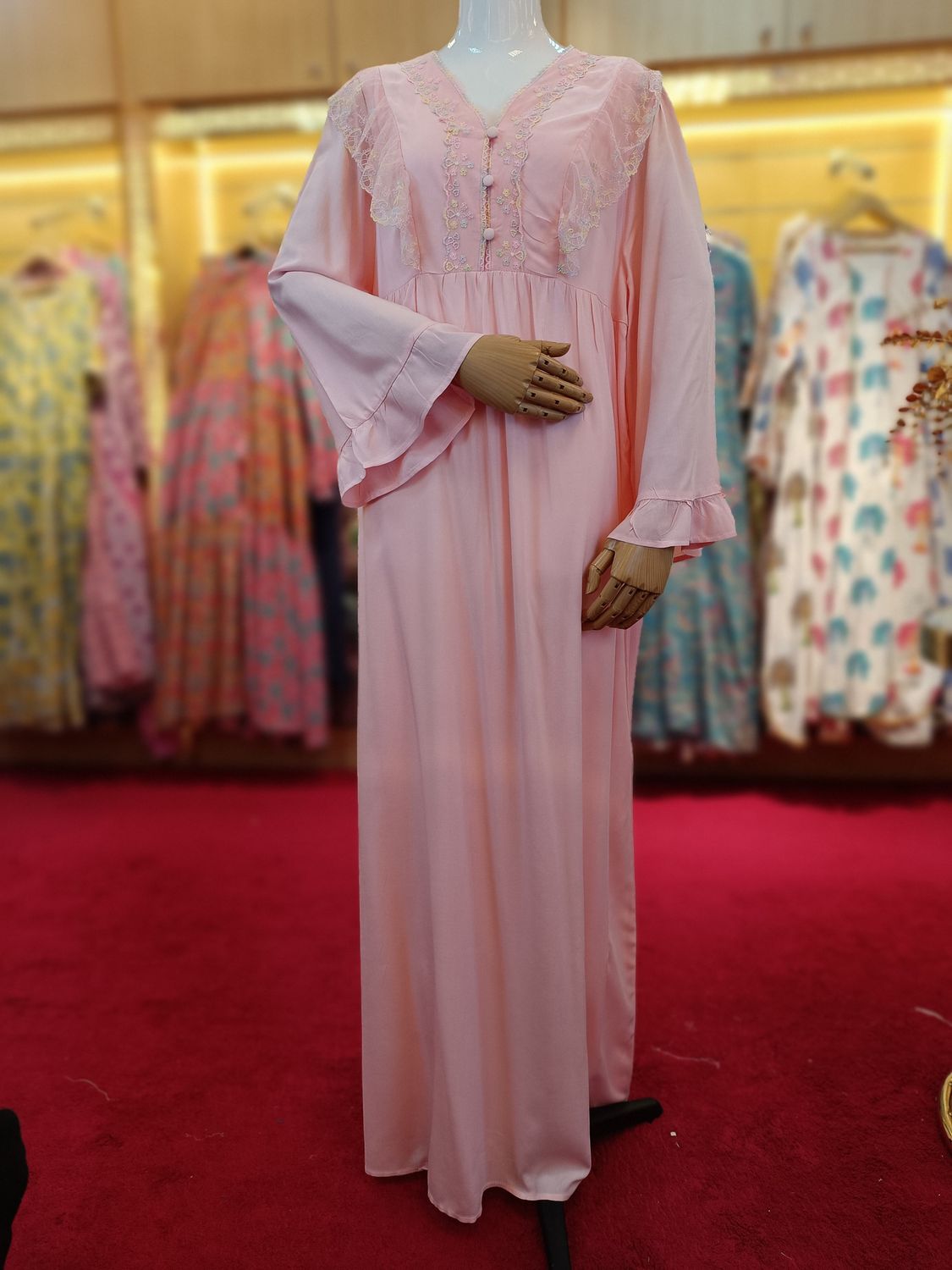 Women&#39;s Cotton Nightgown Sleepwear