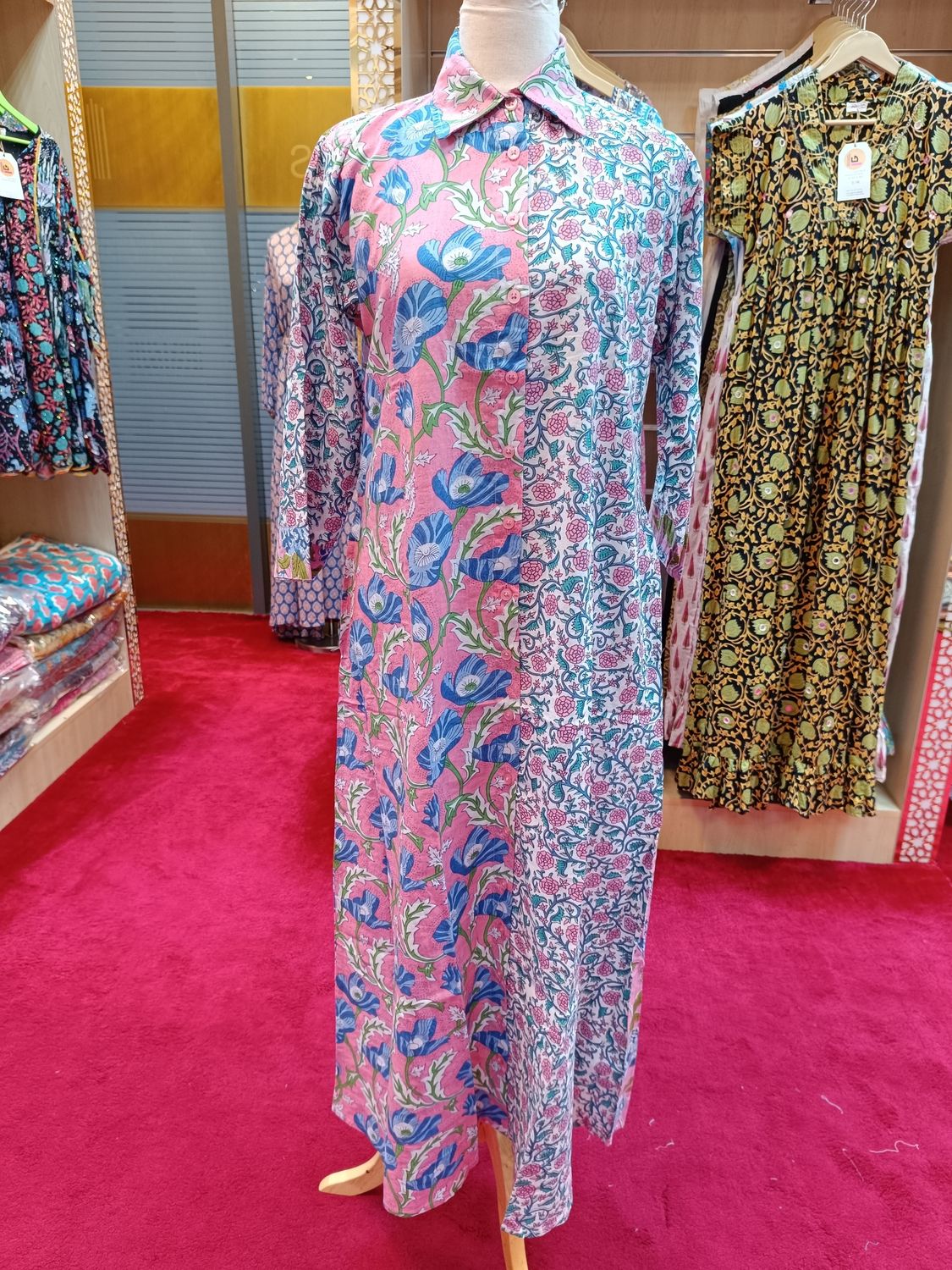 12-13 Singapore Cotton Dress 50&quot; Long Jalabiya