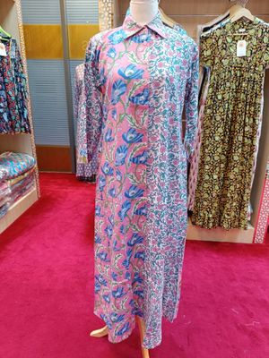 12-13 Singapore Cotton Dress 50&quot; Long Jalabiya