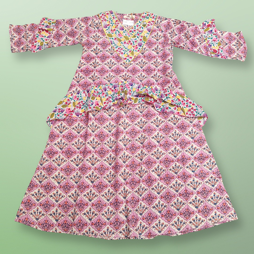 8-9 Aiba Cotton Dress 42&quot; Long Jalabiya