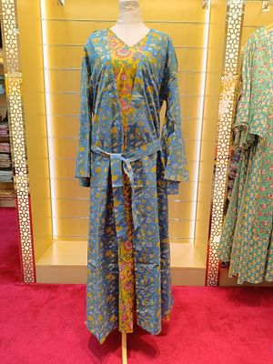 Free size Cotton Abaya length 56” Long