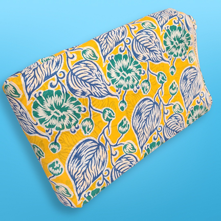 4 Meter Cotton Hand Printed Fabric