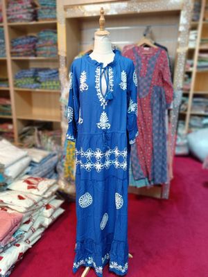 L-XL Oriole Long Jalabiya Arabic Dress 57&quot;