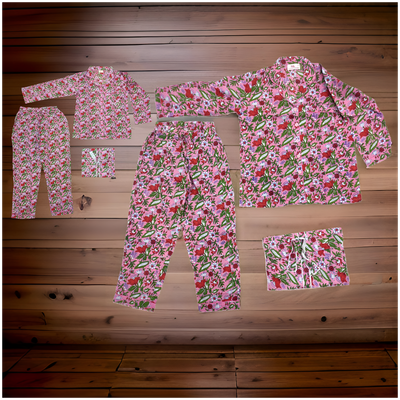 Pink pajama set