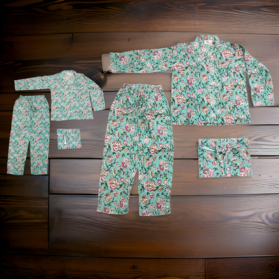 Turquoise pajama set