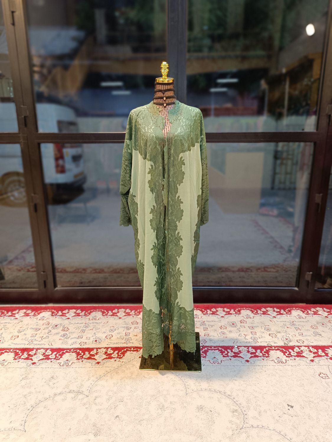 Free Size Kashmir Bisht  55&quot; Long 