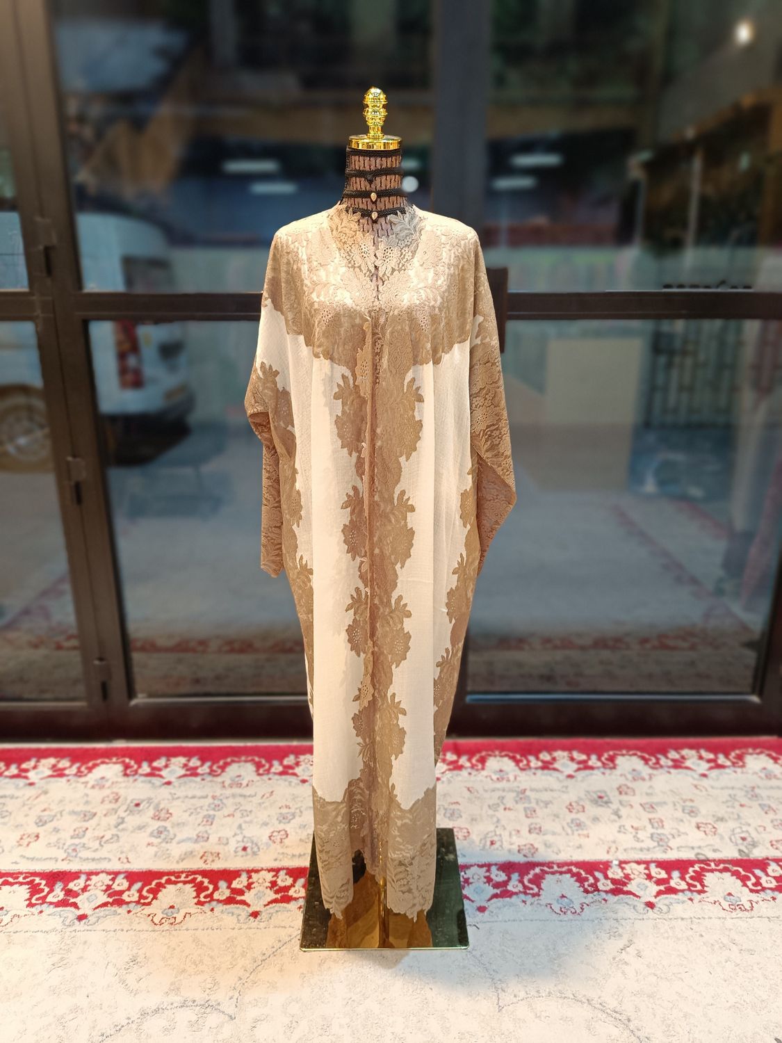 Free Size Kashmir Bisht  55&quot; Long 
