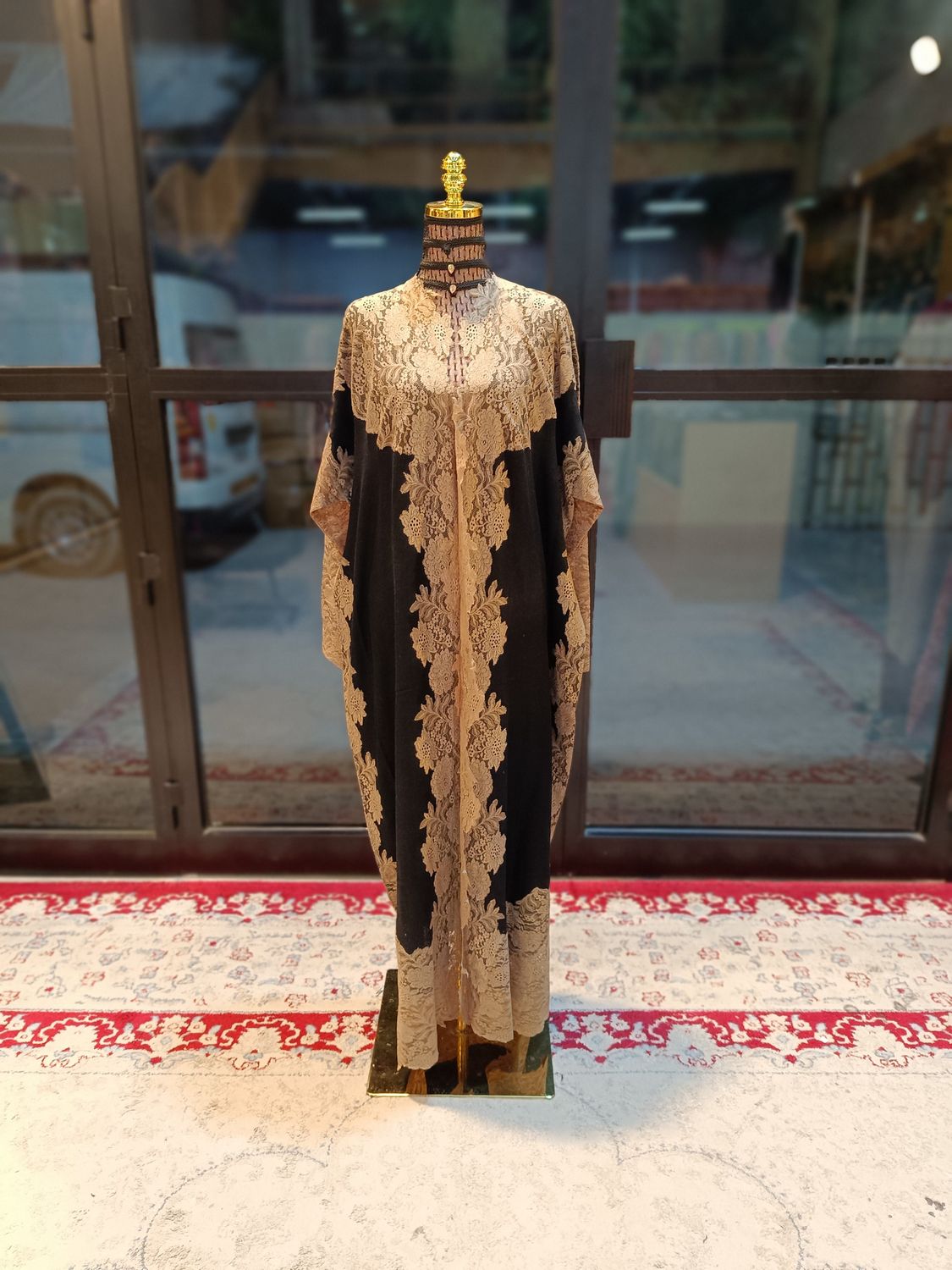 Free Size Kashmir Bisht  55&quot; Long 