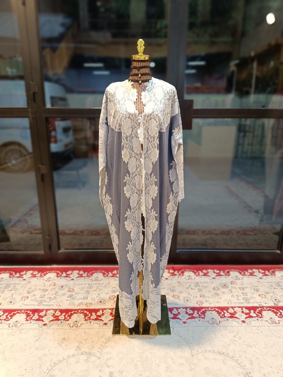 Free Size Kashmir Bisht  55&quot; Long 