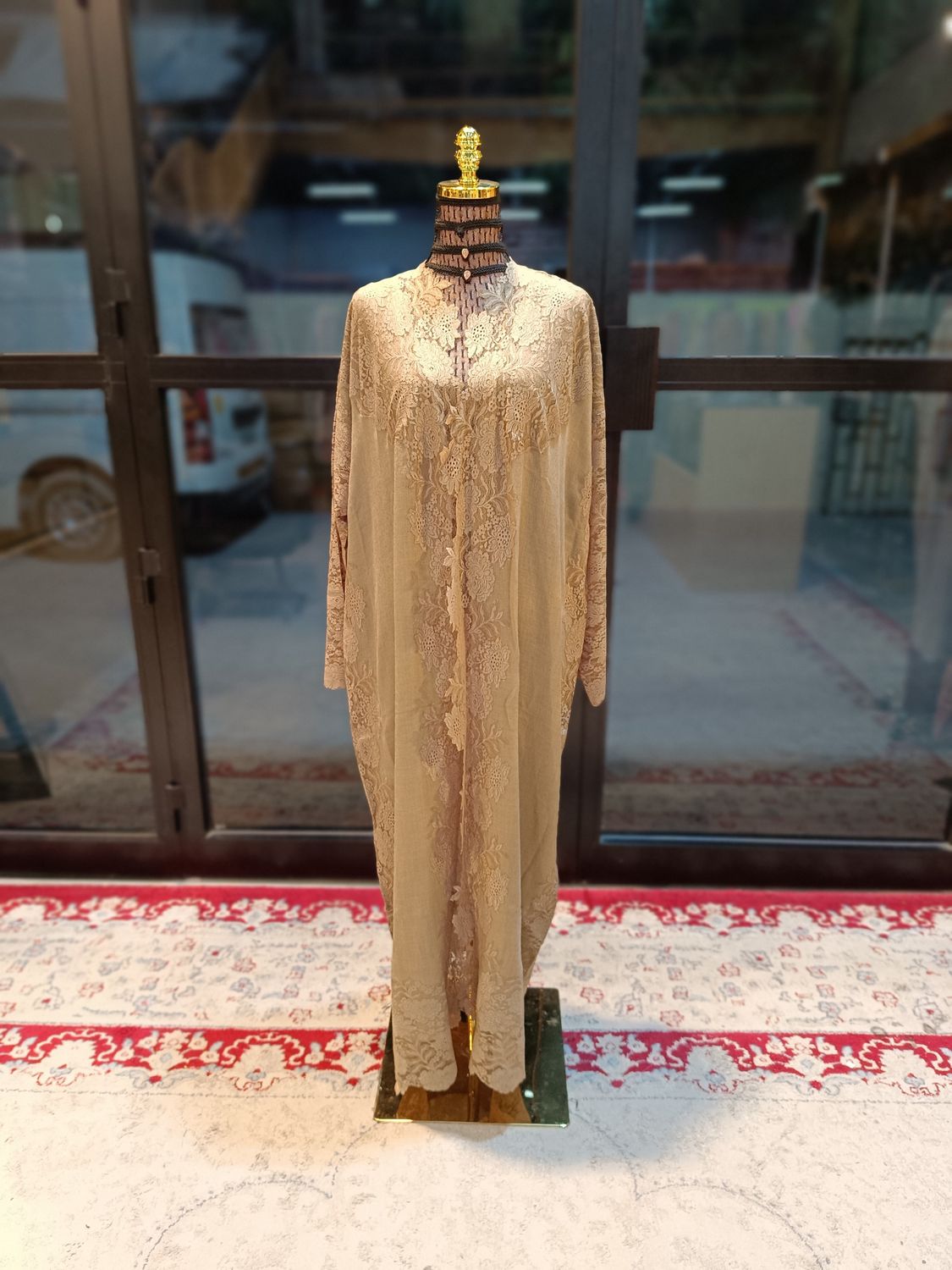 Free Size Kashmir Bisht  55&quot; Long 