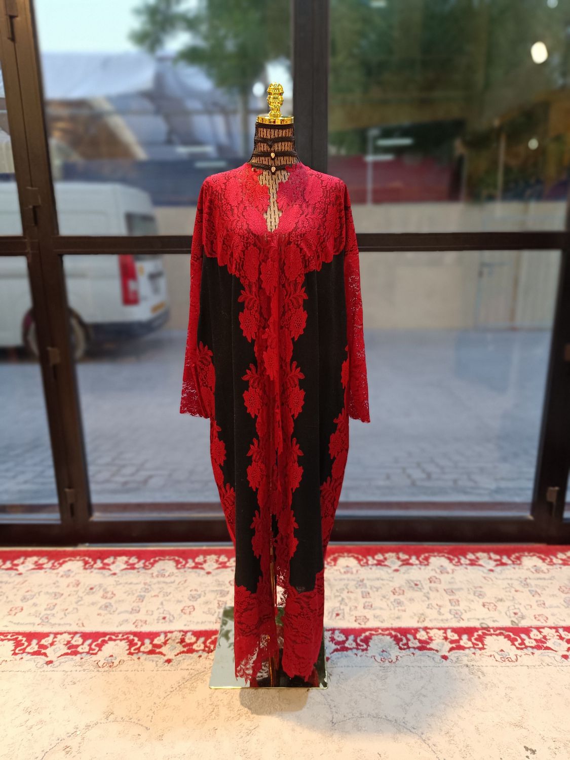Free Size Kashmir Bisht  55&quot; Long 