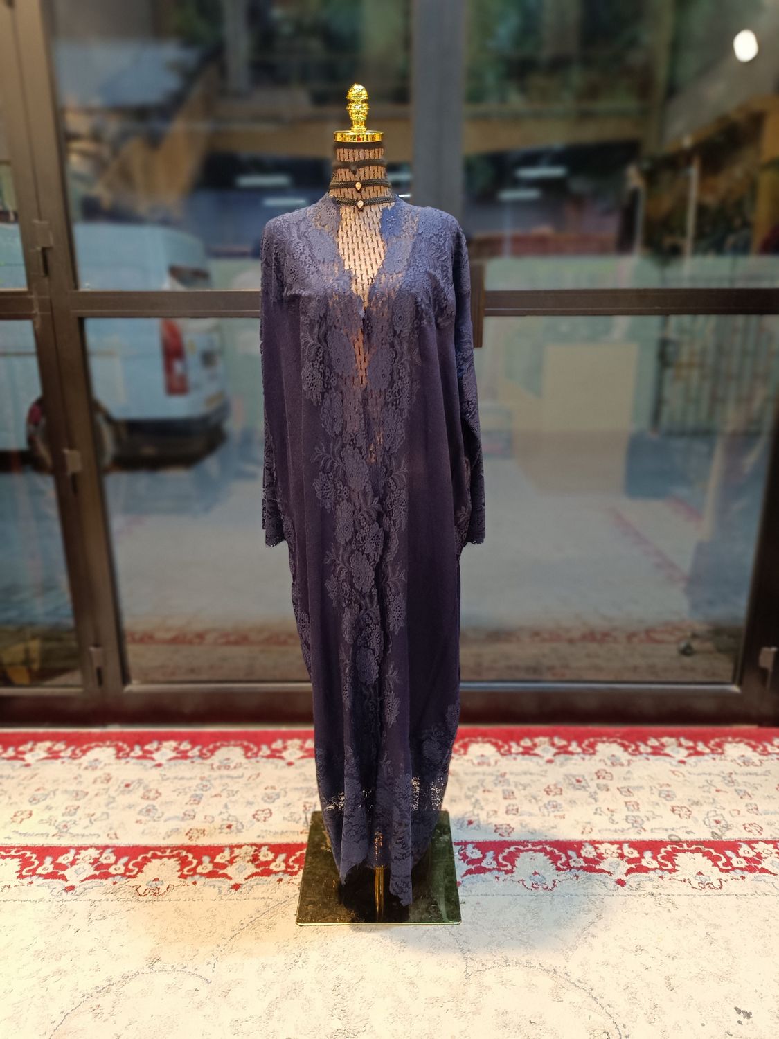 Free Size Kashmir Bisht  55&quot; Long 