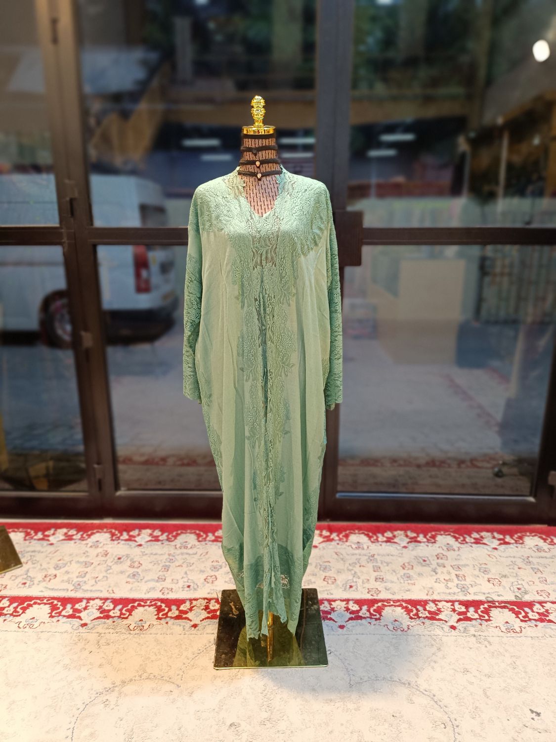 Free Size Kashmir Bisht  55&quot; Long 