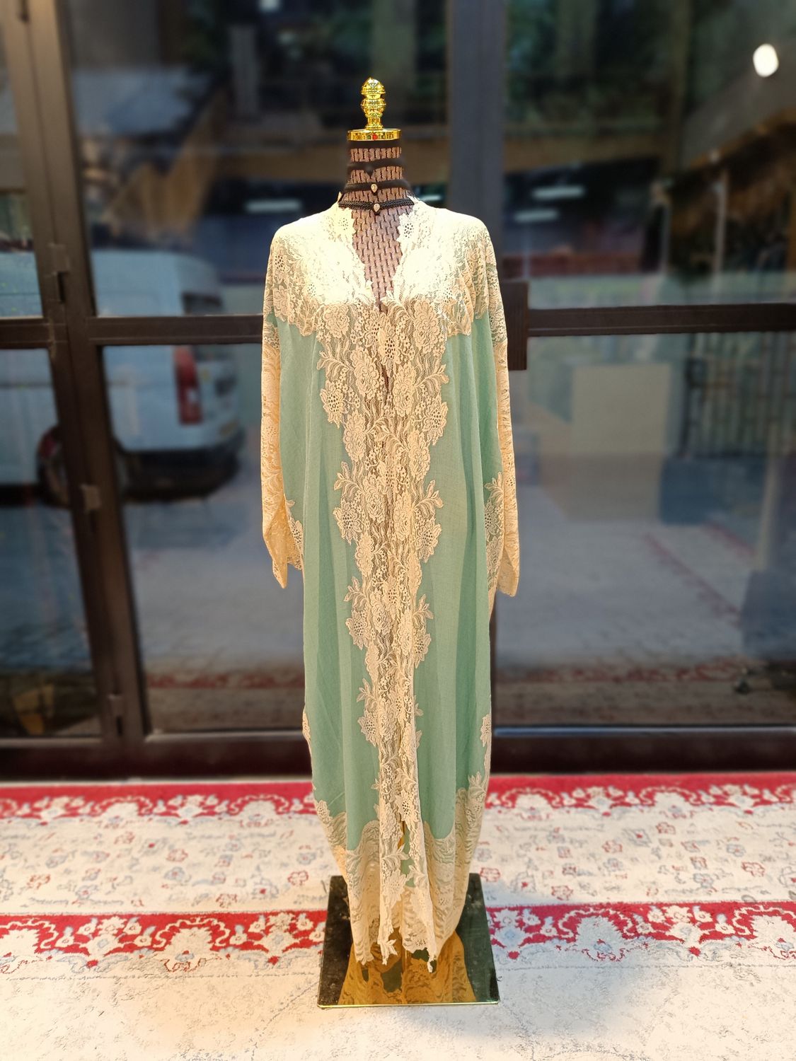 Free Size Kashmir Bisht  55&quot; Long 