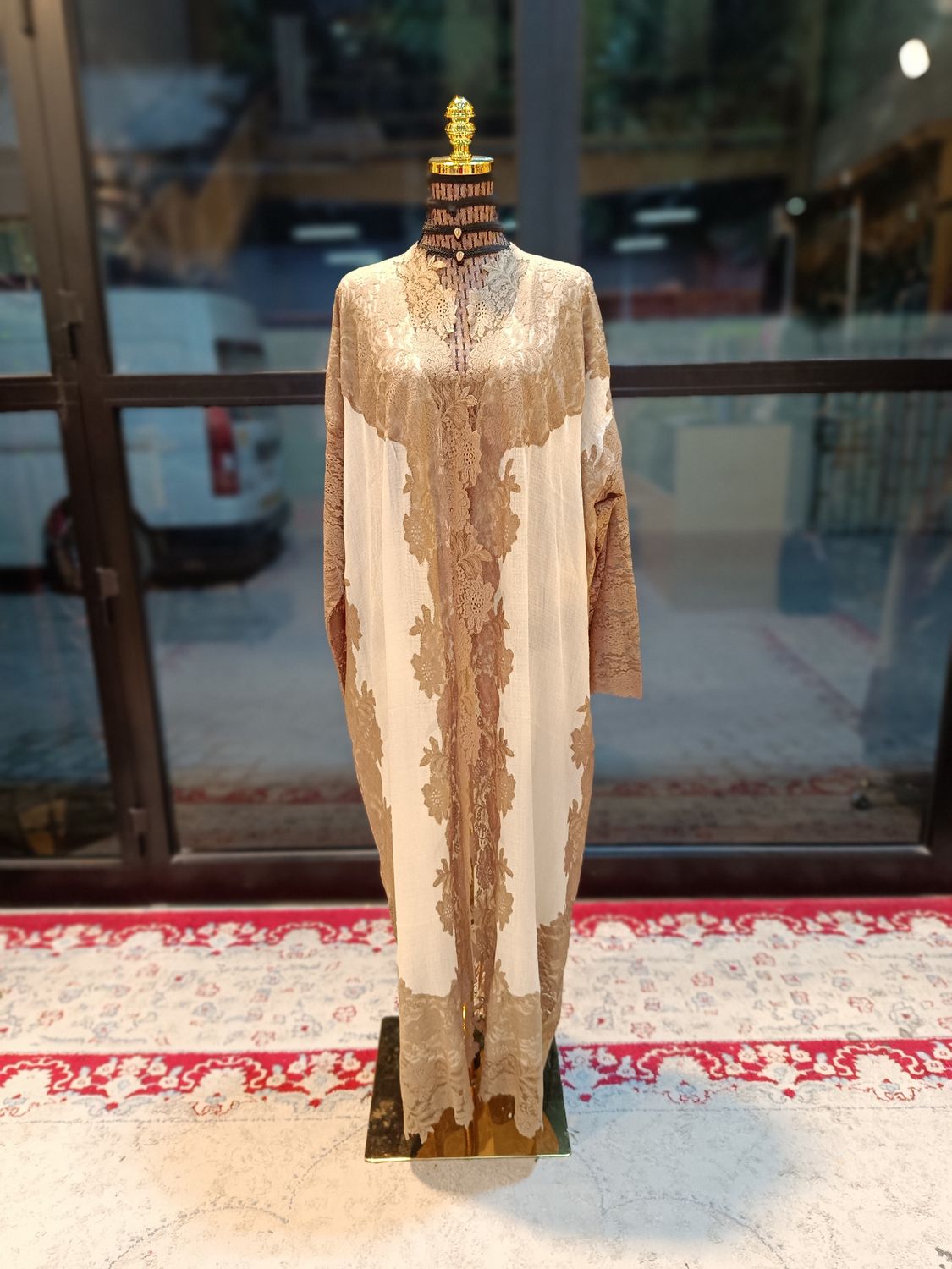 Free Size Kashmir Bisht  55&quot; Long 