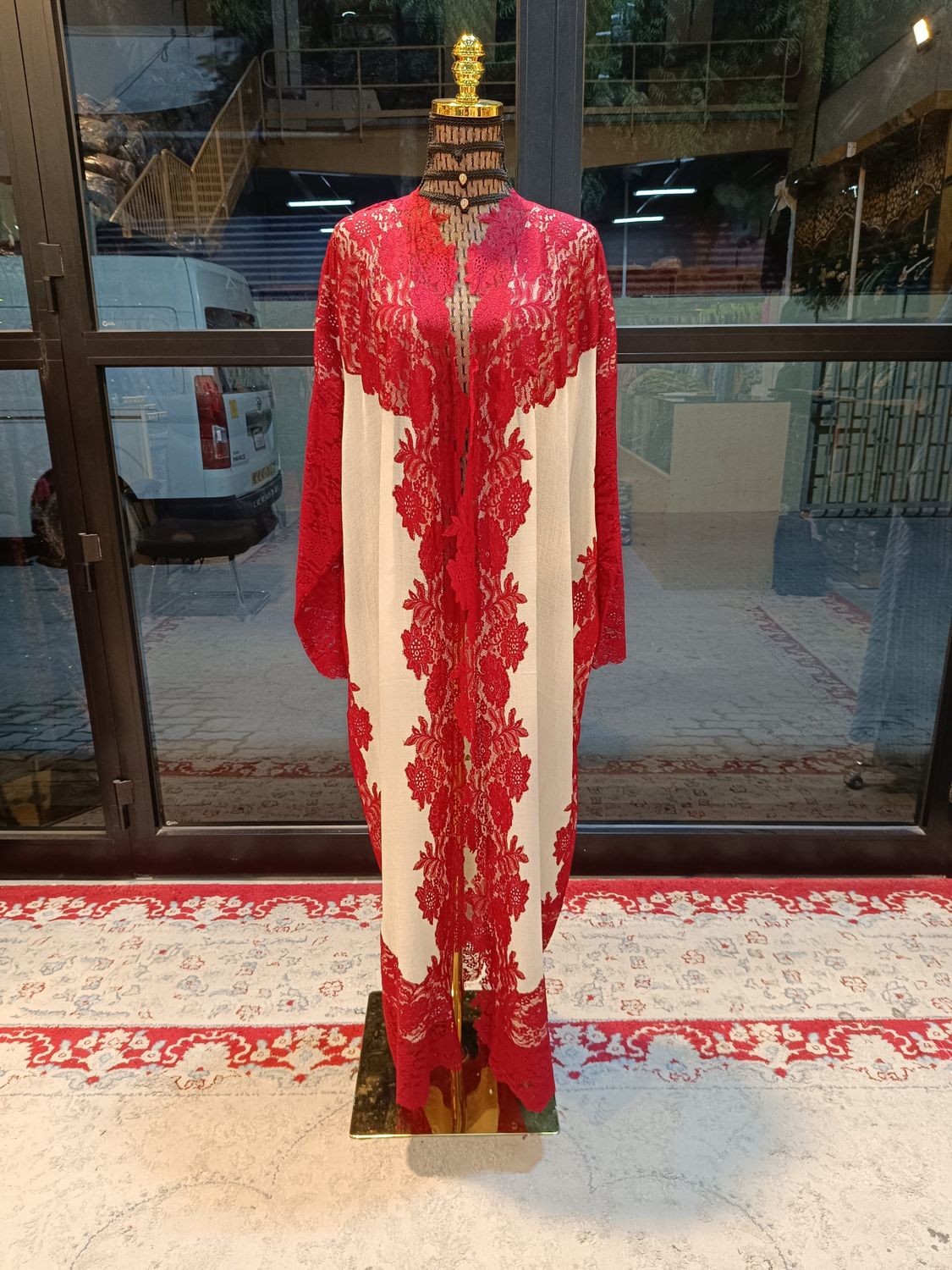 Free Size Kashmir Bisht  55&quot; Long 