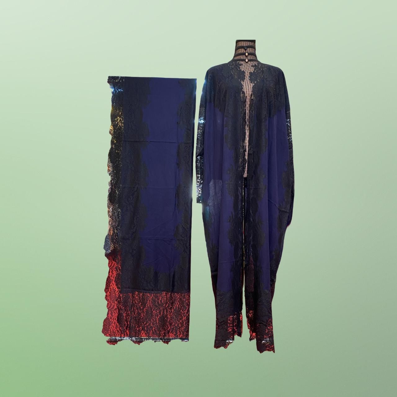 Free Size Kashmir Bisht  55&quot; Long With Sheila 