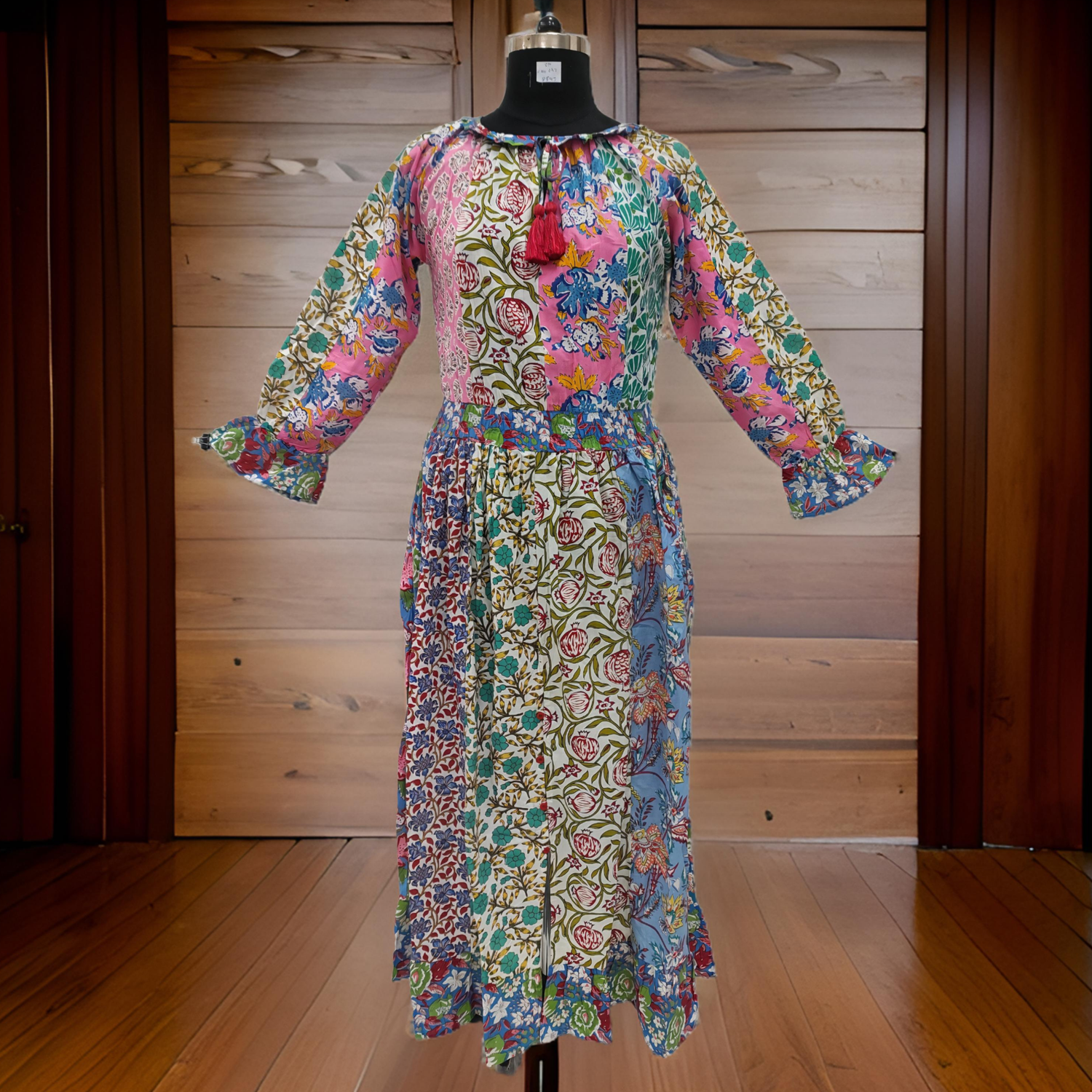 S/M Special Printed Cotton Dress 57&quot; Long Jalabiya
