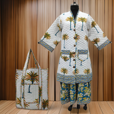 L/XL Cotton Jacket And Inner And Bag