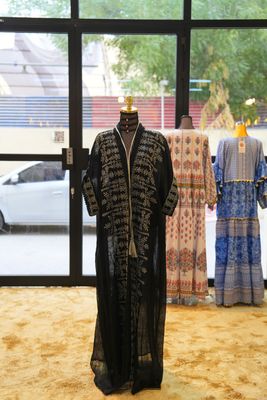 Free Size Special Eid Black Bisht With Embroidery Length 58&quot;