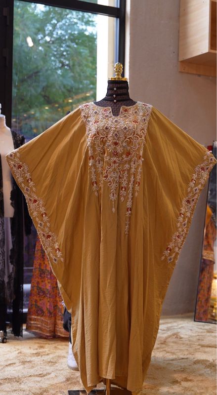 Free Size Special Embroidery pearls Farasha Length 55&quot;