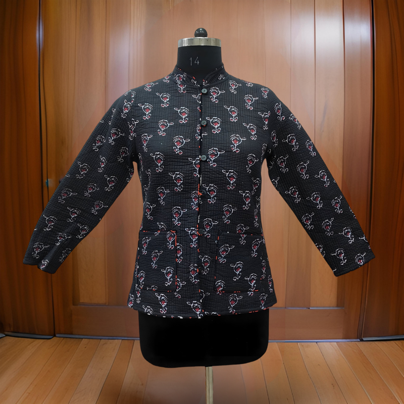 L Jacket Cotton/ Length-27 inches