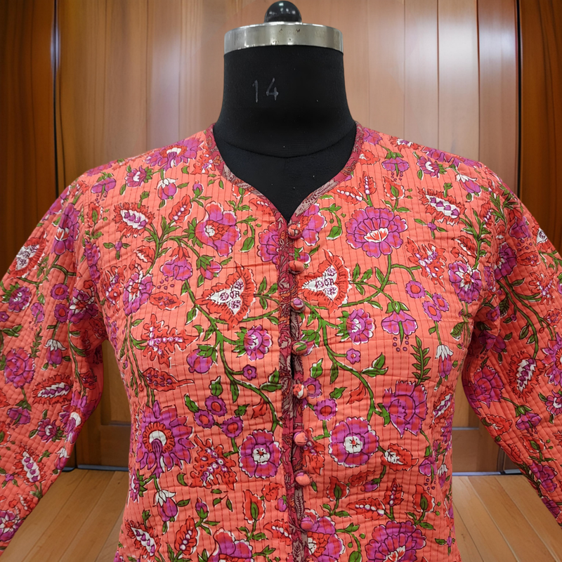 M Jacket Cotton/ Length-23 inches