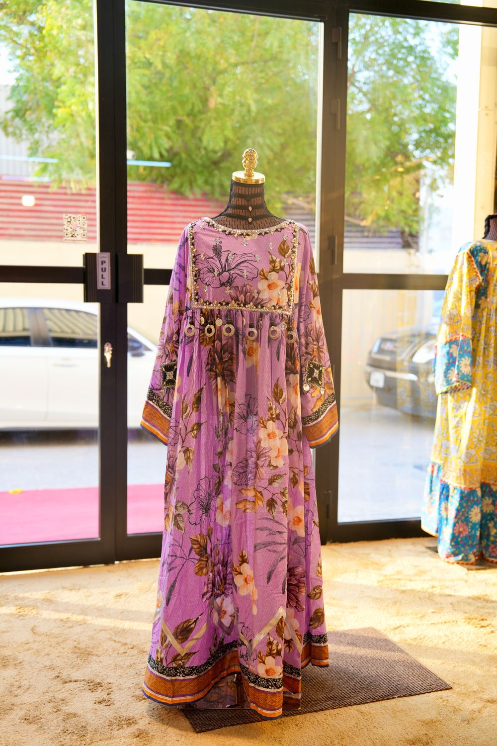 L/XL Banjara Vintage jalabiya Length 55&quot;