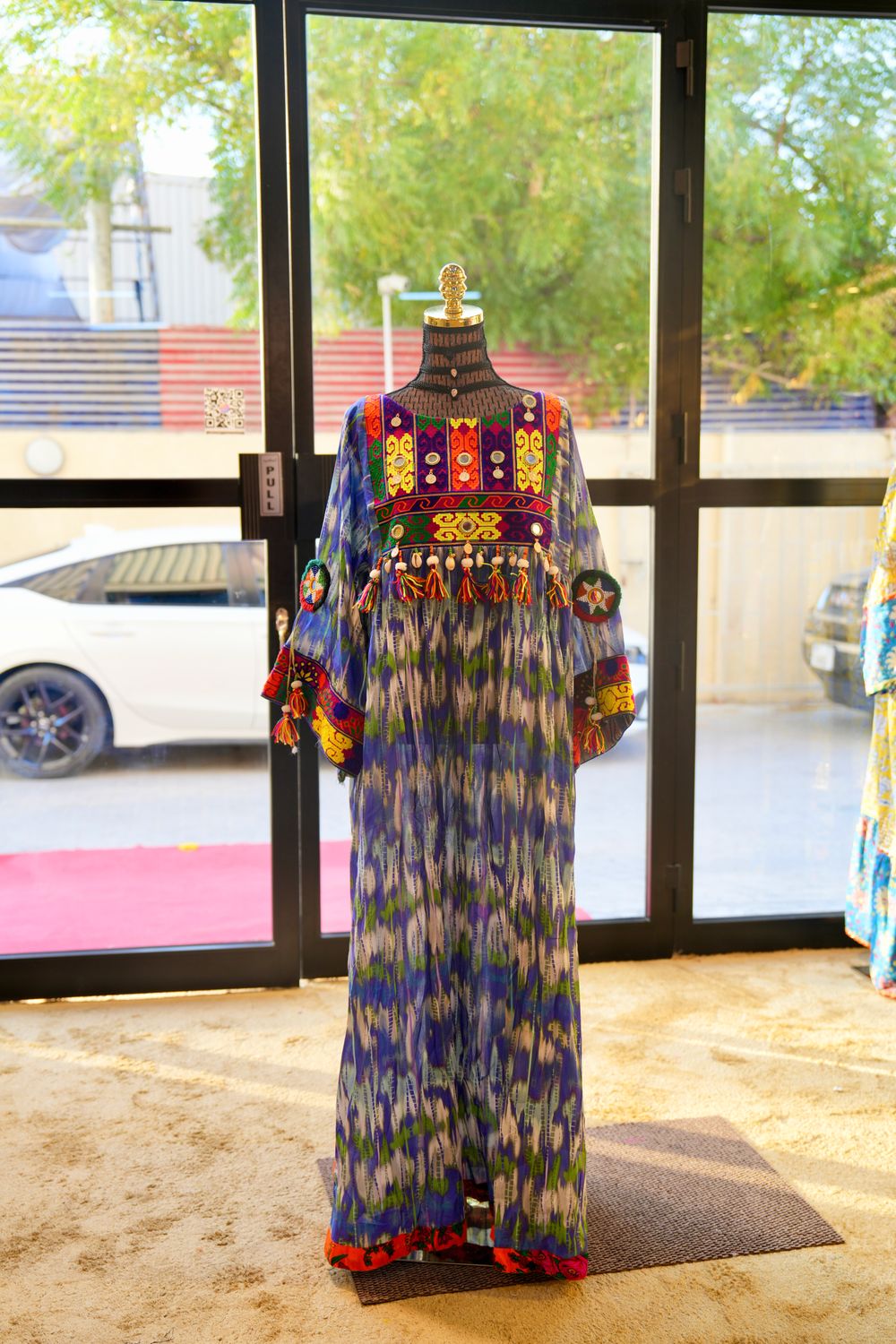 L/XL Banjara Vintage jalabiya Length 55&quot;