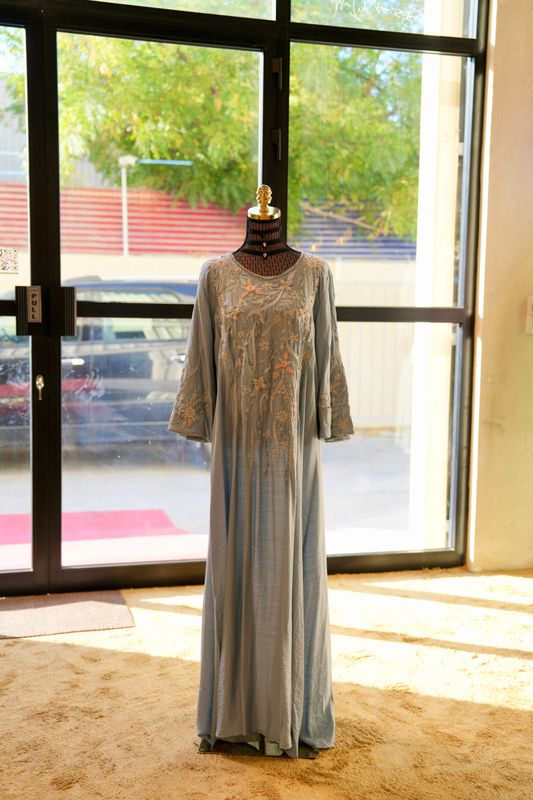 L/XL Eid Special Embroidery Dress Length 57&quot;