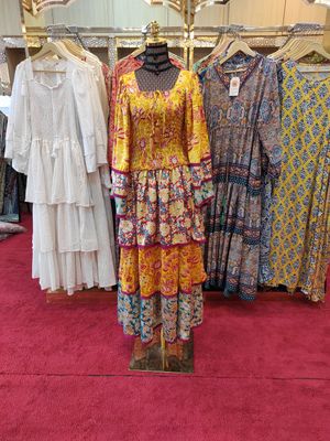 XS/S Rahima Silk Dress 54&quot; Long Jalabiya