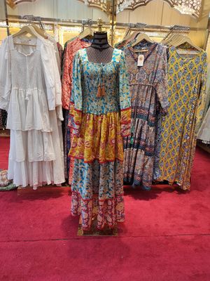 S/M  Rahima Silk Dress 57&quot; Long Jalabiya