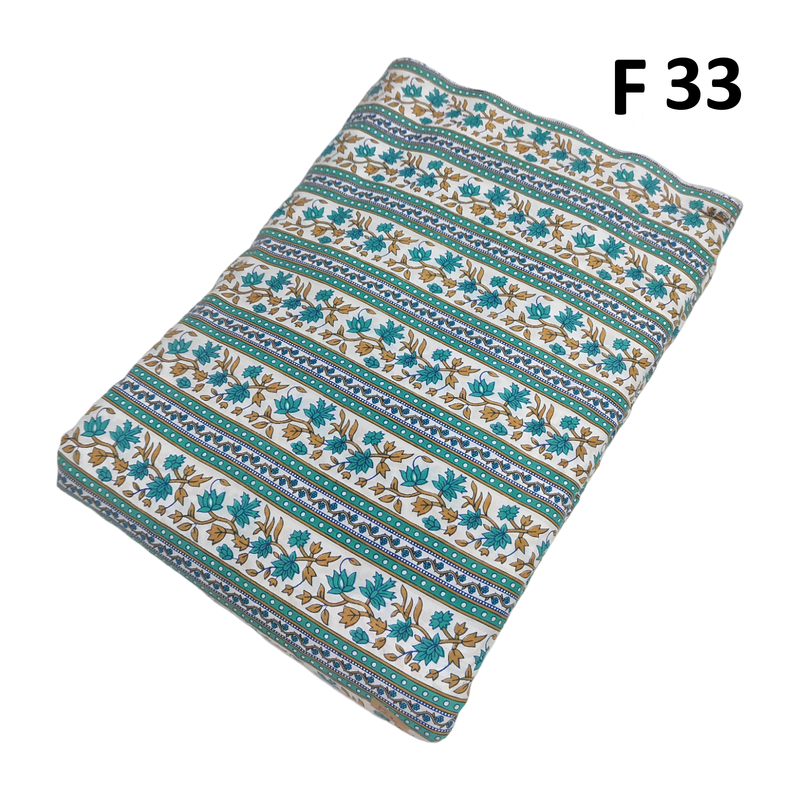 4 Meters Cotton Fabric F33