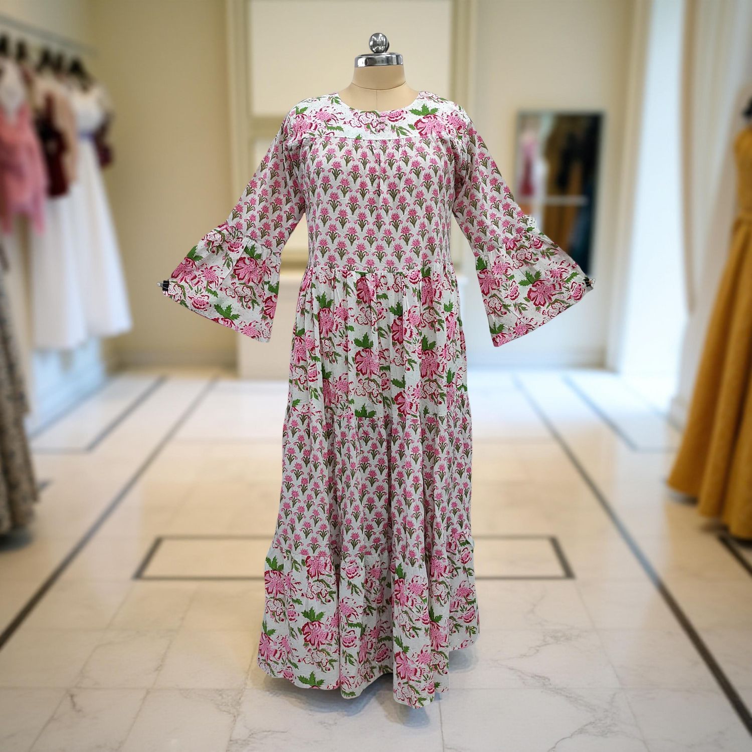 Cotton Jalabiya Dress Moon Crystal 10