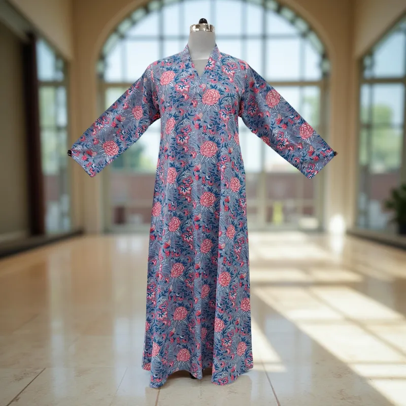 Cotton Jalabiya Dress Teena Crystal 01